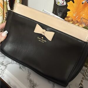 Kate Spade Black and Tan Crossbody Bag